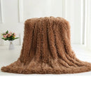 Long Fur Throw Blanket Super Soft Long Shaggy Faux Fur