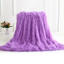 Long Fur Throw Blanket Super Soft Long Shaggy Faux Fur