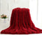 Long Fur Throw Blanket Super Soft Long Shaggy Faux Fur