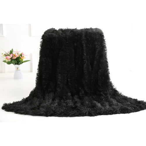 Long Fur Throw Blanket Super Soft Long Shaggy Faux Fur