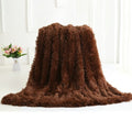 Long Fur Throw Blanket Super Soft Long Shaggy Faux Fur