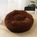 Blusea Soft Plush Round Pet Bed