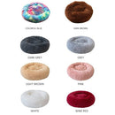 Blusea Soft Plush Round Pet Bed