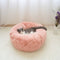 Blusea Soft Plush Round Pet Bed