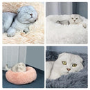 Blusea Soft Plush Round Pet Bed