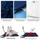 Pet Dog Cat Heating Pad Waterproof Warmer Mat Bed for Dogs Cats Indoor Warming Mat 60*45cm