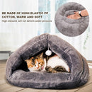 Pet Cat Dog Soft Warm Nest Kennel Bed Cave House Sleeping Bag Mat Pad Tent Pets Winter Warm Cozy Bed