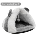 Pet Cat Dog Soft Warm Nest Kennel Bed Cave House Sleeping Bag Mat Pad Tent Pets Winter Warm Cozy Bed