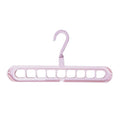 Nine Holes Rotating Hanger Magic Multi-function Folding Clothes Hanger Drying Hanger Closet Space-saving