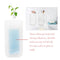 Soft Silicone Vase Leaves Bottle Wall Sticker High Adhesion Small Tool Storage Home Decoration