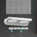 Menen Hair Dryer Holder Wall Mounted Hair Dryer Hanging Rack