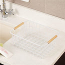 Household Metal Wire Basket Bin Storage Organizer