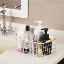 Household Metal Wire Basket Bin Storage Organizer