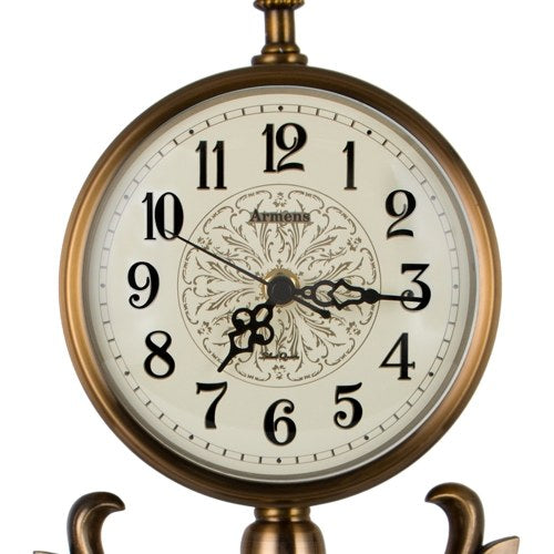 6803-1Table Clock Decorative Retro Metal European