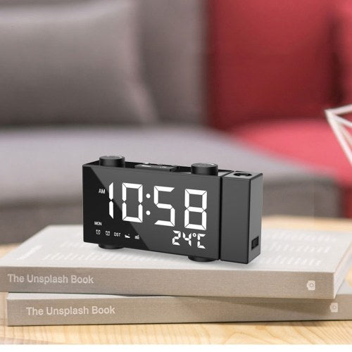 6 Inch Digital FM Projection Radio Alarm Clock