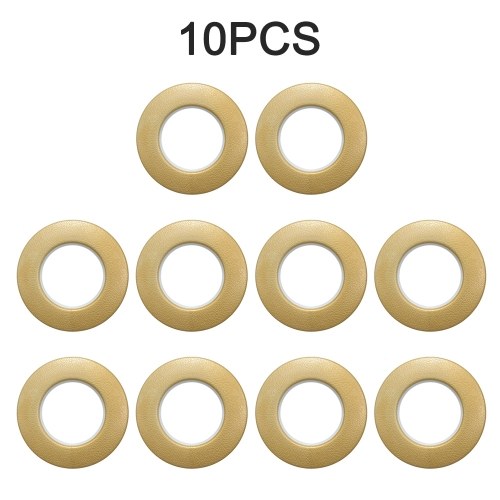 10 قطعة ستارة جروميت علوية حلقات العيينة ديكور المنزل نافذة إكسسوارات الستائر ثقوب الستائر منخفضة الضوضاء