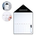 Fridge Magnet Calendar Dry Erase Whiteboard with Marker Weekly Reusable Board for Kitchen Refrigerator Kids Planner for Bedroom Study Room 17.7 * 11.8in