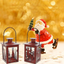 Christmas Candlestick Holders Glass Metal Candle Holder