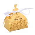 10Pcs Laser Cut Favor Boxes Hollow Design