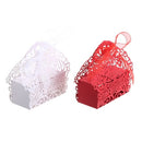 10Pcs Laser Cut Favor Boxes