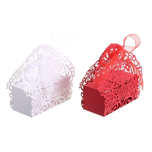 10Pcs Laser Cut Favor Boxes