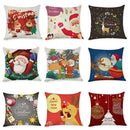 Pillow Cover Christmas Tree Cartoon