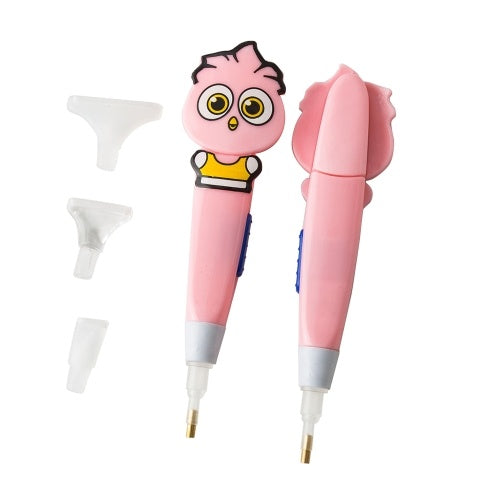 5D Diamond Embroidery Pen Painting Brush Tool Sewing Diamond Pen Glue Pen Light with Four Heads