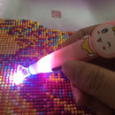 5D Diamond Embroidery Pen Painting Brush Tool Sewing Diamond Pen Glue Pen Light with Four Heads