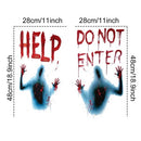 48*28cm Halloween Horror Ghost Hand  Stickers