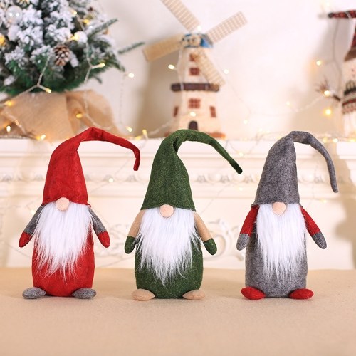 Standing Faceless Doll Santa