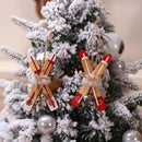 Wooden Sleigh Pendant Christmas Tree