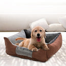 Pet Dog Bed Pet Sofa Dog Sleep Couch Cuddler Square Winter Warm Cotton Liner Waterproof Bottom Comfortable Cat Puppy Dog Bed