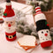 Wine Bottle Cover Christmas Decorations