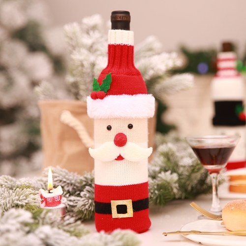 Wine Bottle Cover Christmas Decorations