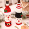 Wine Bottle Cover Christmas Decorations