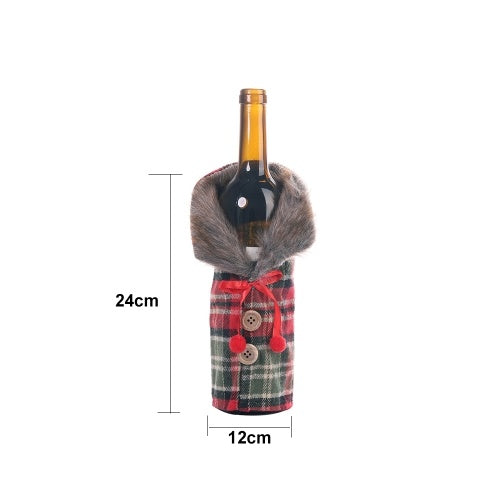 Wine Bottle Cover Christmas Decorations