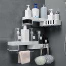 Bathroom Corner Shelf No Drilling Wall-mounted Storage Rack Holder