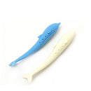 Cat Catnip Toys Fish Shape Toothbrush with Catnip Silicone Molar Stick