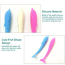 Cat Catnip Toys Fish Shape Toothbrush with Catnip Silicone Molar Stick