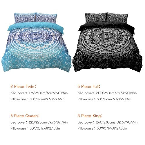 Bedding Set Ethnic Style Pillowcase Bed Sheet