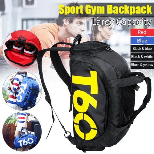 Multi-functional Large Sports Gym Shoulder Bag Duffle Travel Luggage Knapsack