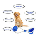 Multifunction Pet Molar Bite Toy Cleaning Teeth Safe Elasticity Soft for Dog Puppy