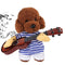 Pet Guitar Costume Dog Guitarist Player Pet Halloween Costume Pet Dog Cosplay Clothes Decoration Halloween Dress Up Accessories for Dogs Puppy