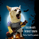 Pet Guitar Costume Dog Guitarist Player Pet Halloween Costume Pet Dog Cosplay Clothes Decoration Halloween Dress Up Accessories for Dogs Puppy