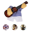 Pet Guitar Costume Dog Guitarist Player Pet Halloween Costume Pet Dog Cosplay Clothes Decoration Halloween Dress Up Accessories for Dogs Puppy