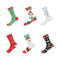 Christmas Cotton Socks Santa Snowman Snowflake Sock for Mens and Women