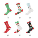 Christmas Cotton Socks Santa Snowman Snowflake Sock for Mens and Women