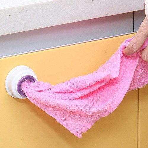 Dish Towel Holder Towel Hook Wall Mount Kitchen Towel Holder Towel Rack Hanger Round Self Adhesive Rag Hooks Easy Installation Door Bathroom Shower Outdoor Towel Holders