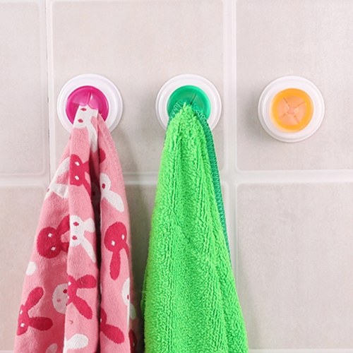 Dish Towel Holder Towel Hook Wall Mount Kitchen Towel Holder Towel Rack Hanger Round Self Adhesive Rag Hooks Easy Installation Door Bathroom Shower Outdoor Towel Holders