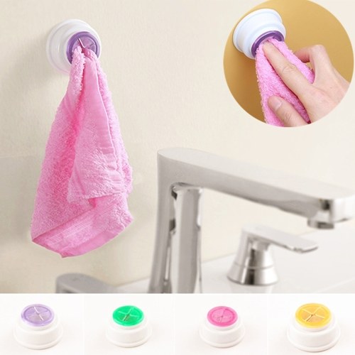 Dish Towel Holder Towel Hook Wall Mount Kitchen Towel Holder Towel Rack Hanger Round Self Adhesive Rag Hooks Easy Installation Door Bathroom Shower Outdoor Towel Holders